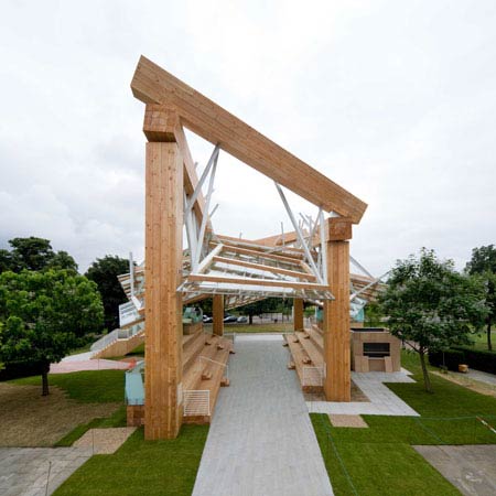 Фрэнк Гери (Frank Gehry): Temporary Pavilion for the Serpentine Gallery, Kensington Gardens, London, England, 2008